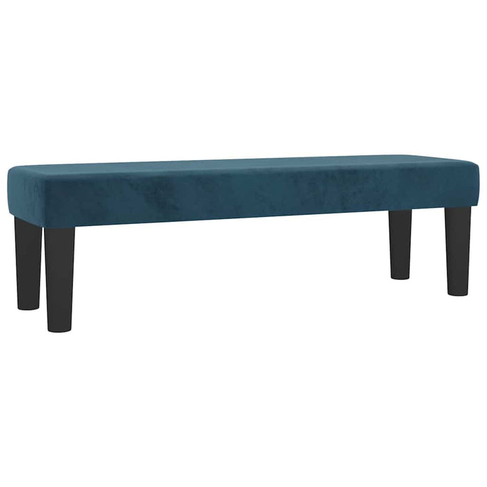 Pat box spring cu saltea, albastru închis, 160x200 cm, catifea - WALTI WALTI