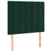 Pat box spring cu saltea, verde închis, 80x200 cm, catifea - WALTI WALTI