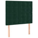 Pat box spring cu saltea, verde închis, 90x190 cm, catifea - WALTI WALTI
