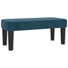 Pat box spring cu saltea, albastru închis, 90x190 cm, catifea - WALTI WALTI