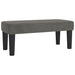 Pat box spring cu saltea, gri închis, 90x200 cm, catifea - WALTI WALTI
