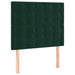 Pat box spring cu saltea, verde închis, 90x200 cm, catifea - WALTI WALTI