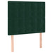 Pat box spring cu saltea, verde închis, 100x200 cm, catifea - WALTI WALTI
