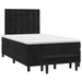 Pat box spring cu saltea, negru, 120x200 cm, catifea - WALTI WALTI