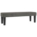 Pat box spring cu saltea, gri închis, 140x190 cm, catifea - WALTI WALTI