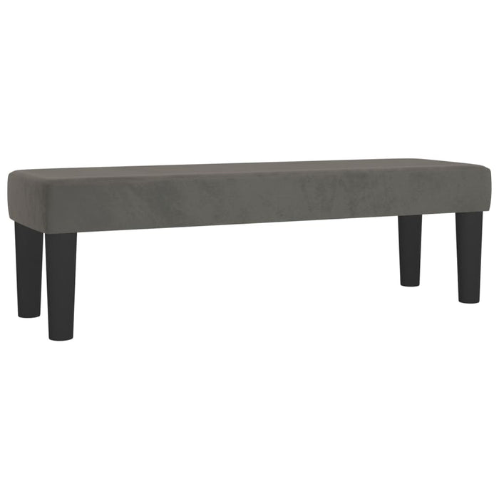 Pat box spring cu saltea, gri închis, 160x200 cm, catifea - WALTI WALTI
