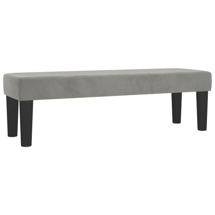 Pat box spring cu saltea, gri deschis, 180x200 cm, catifea - WALTI WALTI