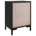 Noptiere, 2 buc., negru, 40x30x55 cm, lemn masiv de pin - WALTI WALTI
