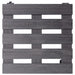 Cărucioare pentru plante, 4 buc., gri, 30x30x7,5 cm, WPC - WALTI WALTI
