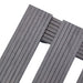 Cărucioare pentru plante, 4 buc., gri, 30x30x7,5 cm, WPC - WALTI WALTI