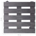 Cărucioare pentru plante, 4 buc., gri, 30x30x7,5 cm, WPC - WALTI WALTI