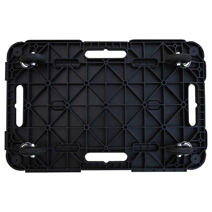 Cărucioare de transport 5 buc. negru 58x38x12 cm polipropilenă WALTI