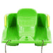 Sanie cu frâne, verde, 87x40x18 cm, polipropilenă - WALTI WALTI