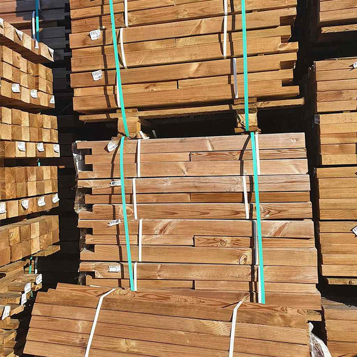 Pergolă de perete, 2x6x2,2 m, lemn masiv de pin tratat, B-Stock WALTI
