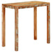 Masă de bar, 112x55x108 cm, lemn masiv reciclat - WALTI WALTI