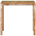 Masă de bar, 112x55x108 cm, lemn masiv reciclat - WALTI WALTI