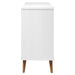 Dulap TV „MOLDE” alb, 113x40x80 cm, din lemn masiv de pin - WALTI WALTI