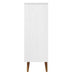 Pantofar "MOLDE", alb, 59,5x35x103 cm, lemn masiv de pin - WALTI WALTI