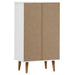Pantofar "MOLDE", alb, 59,5x35x103 cm, lemn masiv de pin - WALTI WALTI