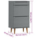 Pantofar "MOLDE", gri, 59,5x35x103 cm, lemn masiv de pin - WALTI WALTI