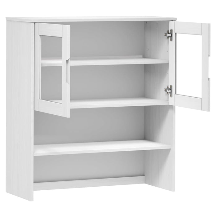 Rafturi superioare dulap înalt, alb, 90x35x100 cm, lemn de pin - WALTI WALTI