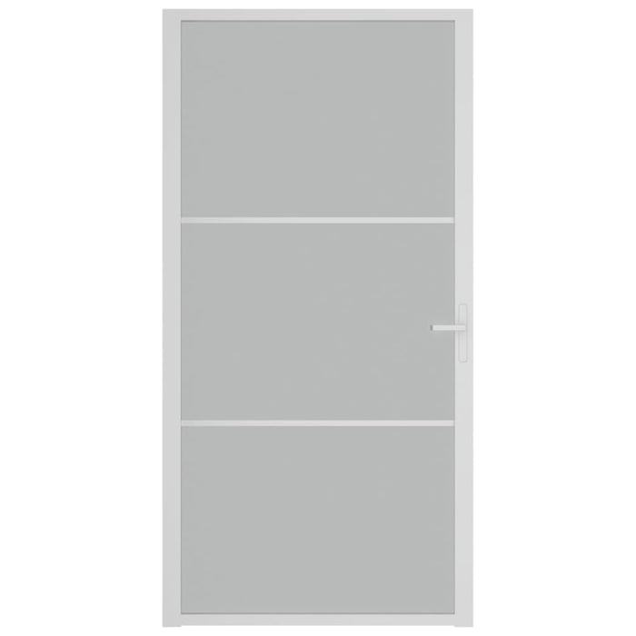 Ușă de interior, 102,5x201,5 cm, alb, sticlă mată și aluminiu - WALTI WALTI