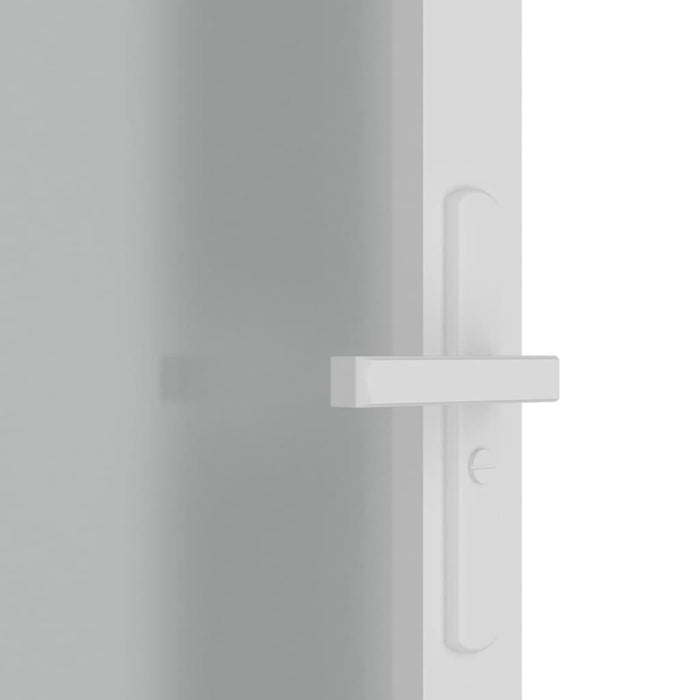 Ușă de interior, 76x201,5 cm, alb, sticlă mată și aluminiu - WALTI WALTI