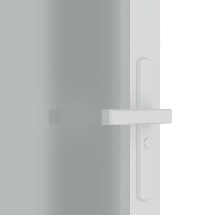 Ușă de interior, 102,5x201,5 cm, alb, sticlă mată și aluminiu - WALTI WALTI