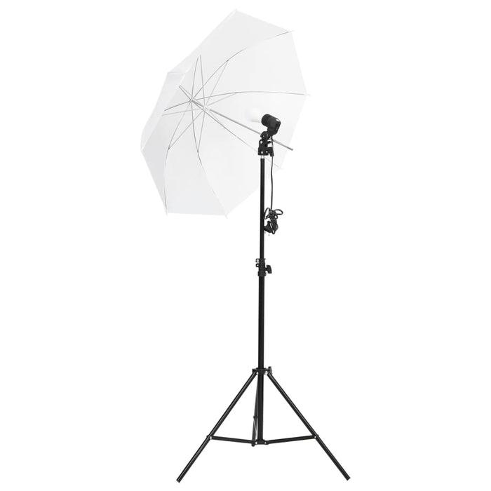 Kit studio foto cu set de lumini, fundal și reflector - WALTI WALTI