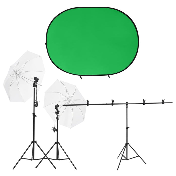 Kit studio foto cu set de lumini și ecran de fundal - WALTI WALTI