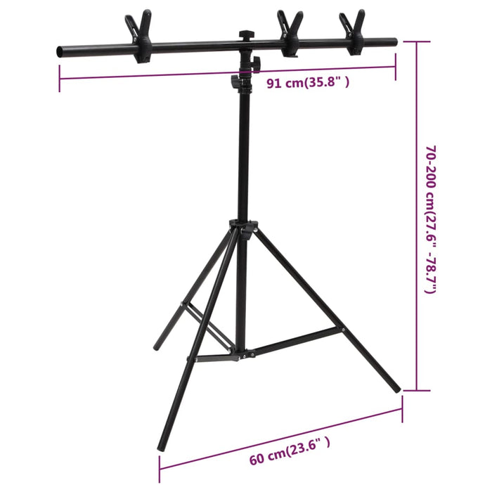 Kit studio foto cu set de lumini și ecran de fundal - WALTI WALTI