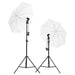 Kit studio foto cu set de lumini, ecran de fundal și reflector - WALTI WALTI