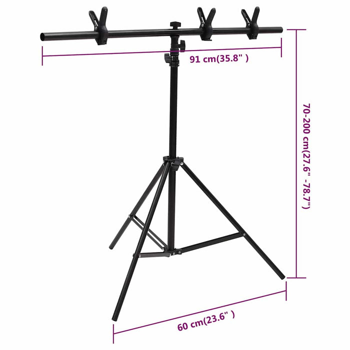 Kit studio foto cu set de lumini, fundal și reflector WALTI