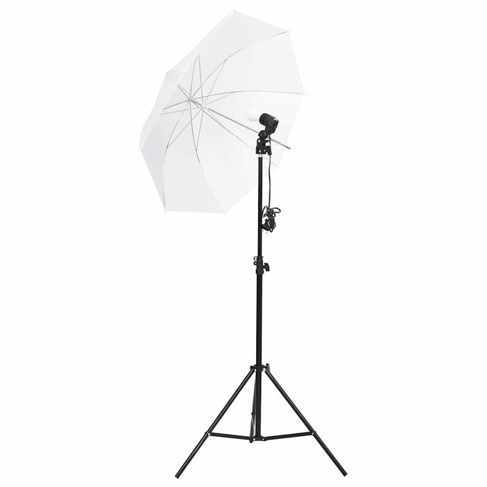 Kit studio foto cu set de lumini, fundal și reflector WALTI