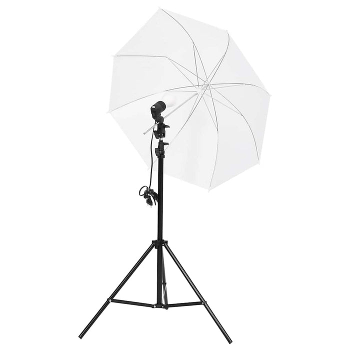 Kit studio foto cu set de lumini, fundal și reflector WALTI