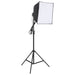 Kit studio foto cu set de lumini și ecran de fundal - WALTI WALTI
