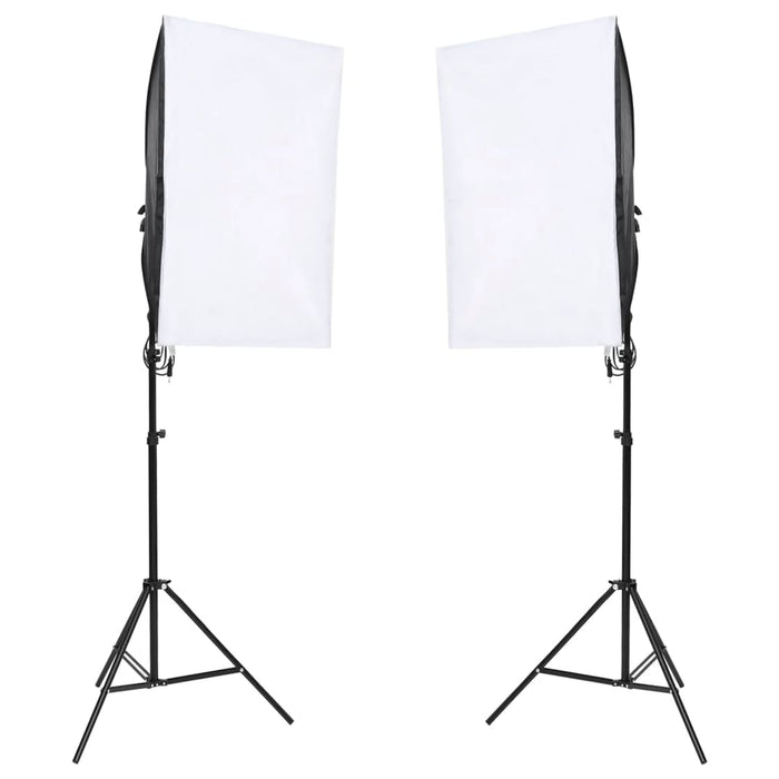 Kit studio foto cu set de lumini și ecran de fundal - WALTI WALTI