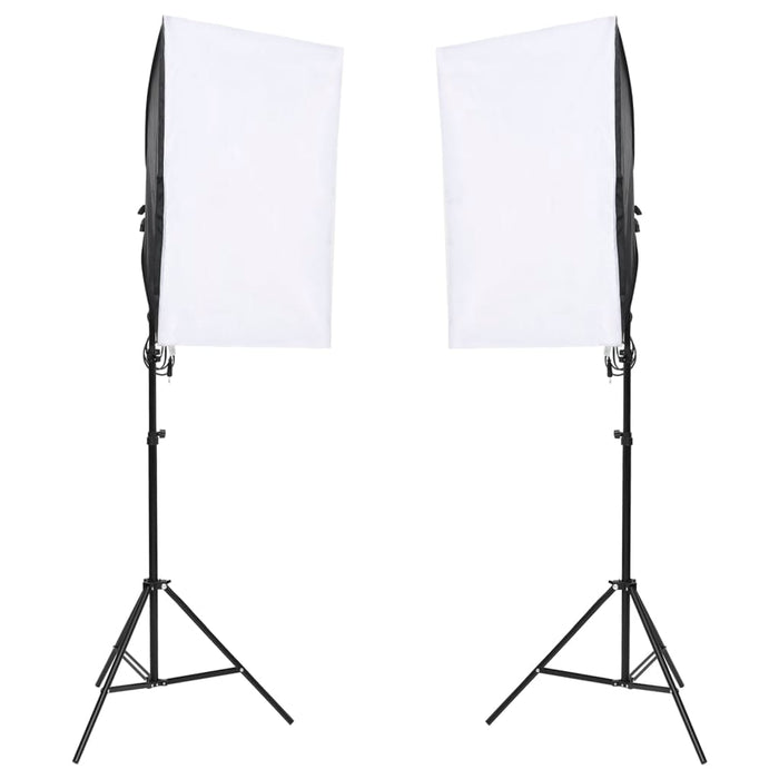 Kit studio foto cu set de lumini, ecran de fundal și reflector - WALTI WALTI