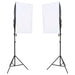 Kit studio foto cu set de lumini, ecran de fundal și reflector - WALTI WALTI