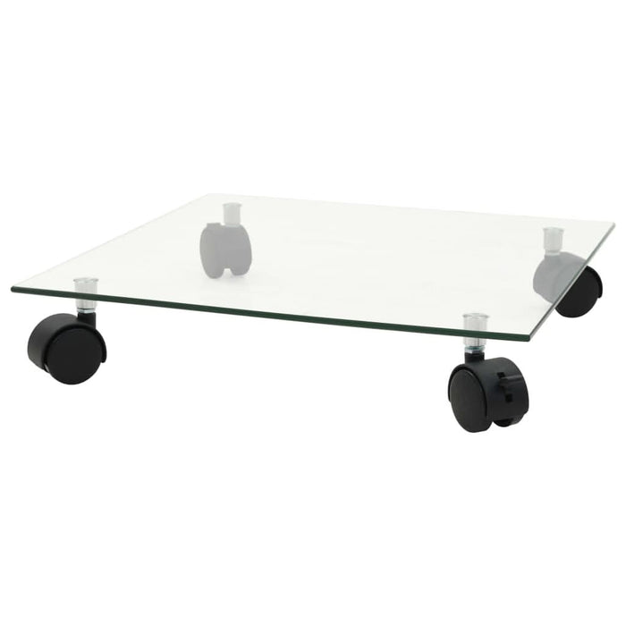 Suport cu role de plante 4 buc 35x35cm sticlă securizată pătrat - WALTI WALTI