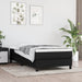 Pat box spring cu saltea, negru, 80x200 cm, textil - WALTI WALTI