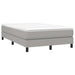 Pat box spring cu saltea, gri deschis, 120x200 cm, textil - WALTI WALTI
