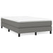 Pat box spring cu saltea, gri închis, 120x200 cm, textil - WALTI WALTI