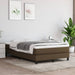 Pat box spring cu saltea, maro închis, 120x200 cm, textil - WALTI WALTI