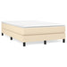 Pat box spring cu saltea, crem, 120x200 cm, textil - WALTI WALTI