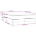 Pat box spring cu saltea, crem, 140x200 cm, textil - WALTI WALTI