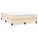Pat box spring cu saltea, crem, 160x200 cm, material textil - WALTI WALTI