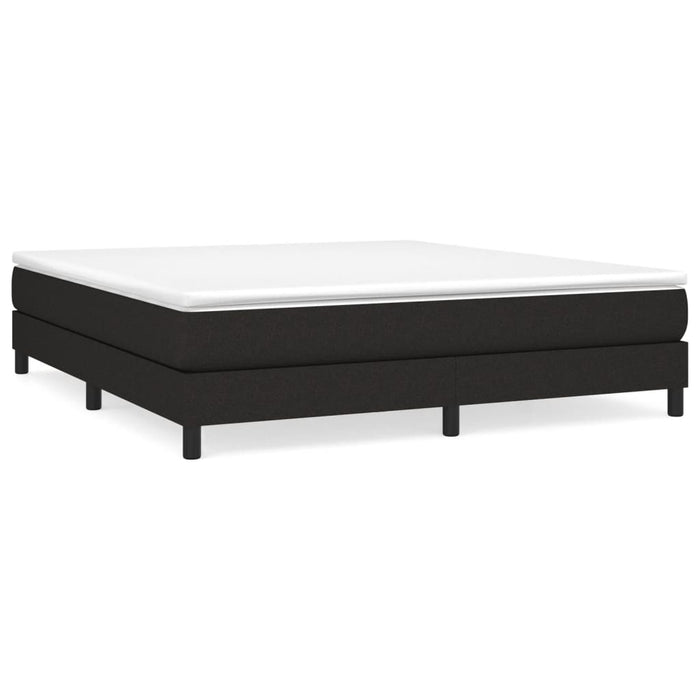Pat box spring cu saltea, negru, 180x200 cm, catifea - WALTI WALTI