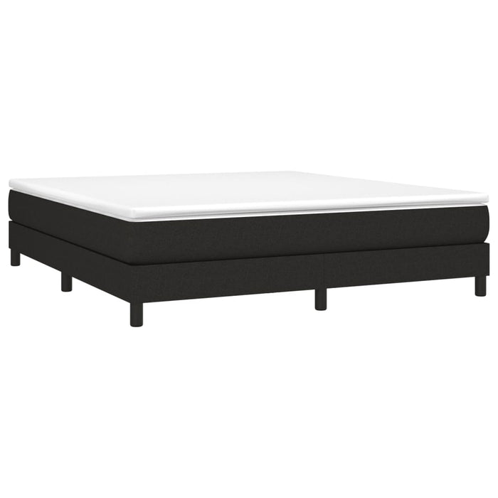 Pat box spring cu saltea, negru, 180x200 cm, catifea - WALTI WALTI