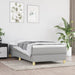 Pat box spring cu saltea, gri deschis, 100x200 cm, textil - WALTI WALTI